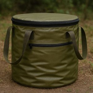 Multi Purpose Foldable Water Bag for Outdoor Survival Camping Hiking Portable Collapsible Bucket with Large Capacity and Secure Top