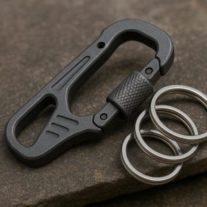 Tactical Mini Carabiner Clip for Keychain Organization Outdoor Survival Gear Hook for Backpack Attachment and Travel Utility