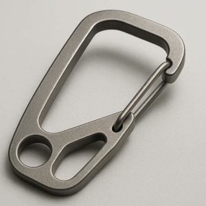 10 Ultra Light Titanium Carabiner Clip for Backpacking Minimalist Outdoor Travel Hook for Key Organization and Survival Gear Attachment