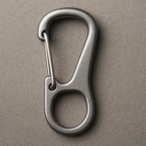 Stainless Steel Wire Gate Carabiner for Outdoor Backpacking Hiking Small Tactical Clip for Key Organization and Travel